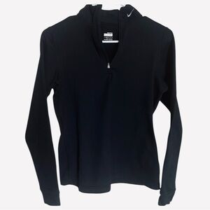 Nike Fit DRY Women’s MD Long Sleeve 1/4 Zipper Black